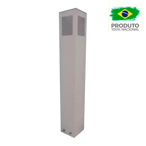 Poste Balizador para Jardim com Luminária LED E-27